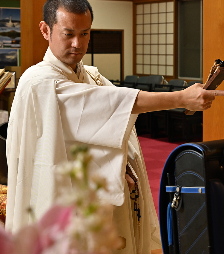 ランドセル祈祷